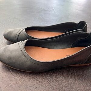 Lucky Brand Ballet Flats, Black Leather 6 1/2